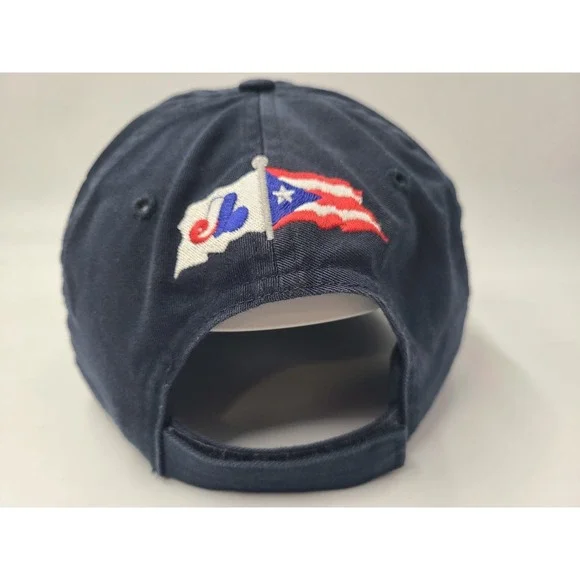 Vintage Montreal Expos Serie De Los Expos San Juan Puerto Rico 2003 Hat Cap MLB